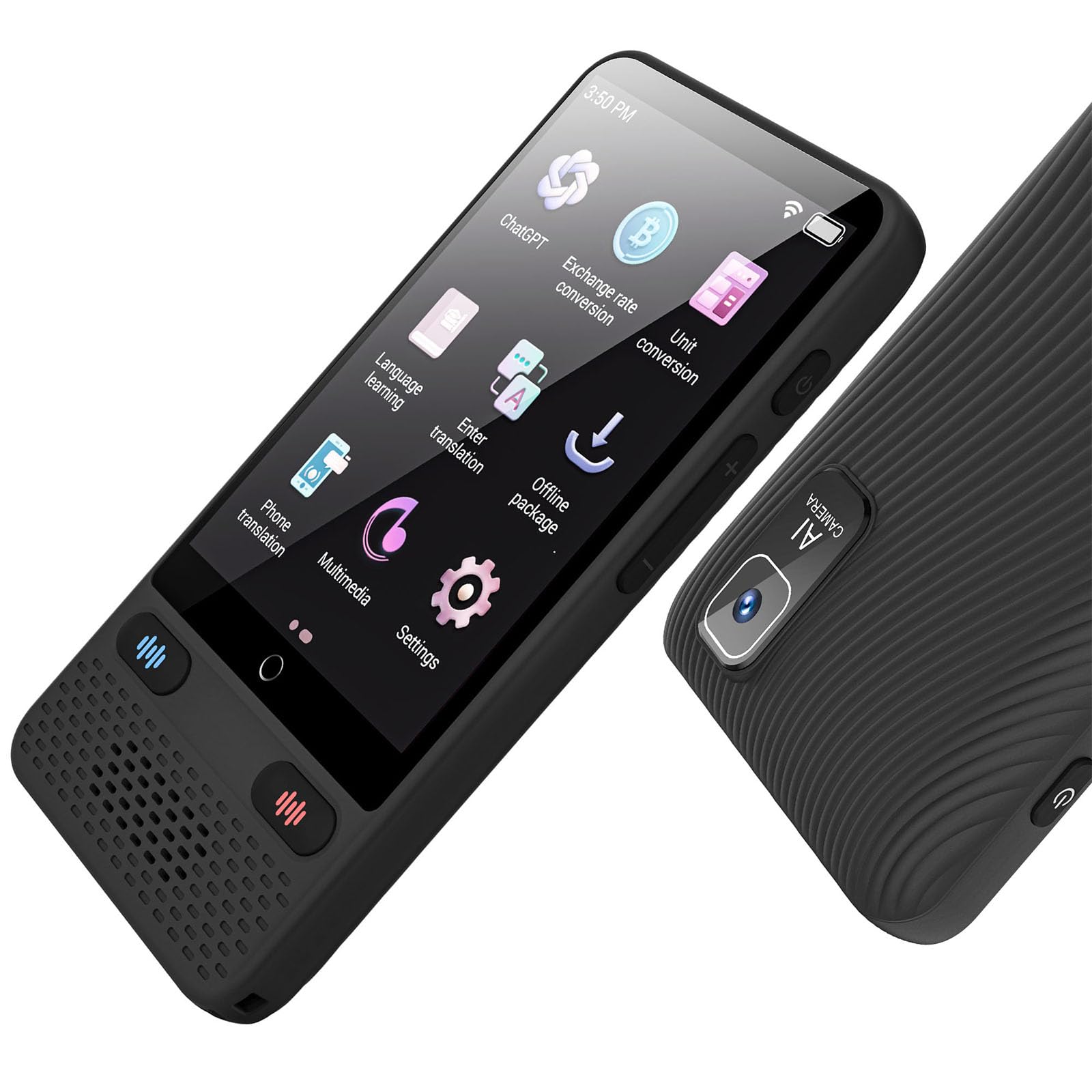 Language Translator Device,2024 Latest Two-Way Language Translator in 138 Languages, Online/Offline/AI/Voice/Photo Translation, Standy 240H, Portable Instant Translator for Business,Study & Travel