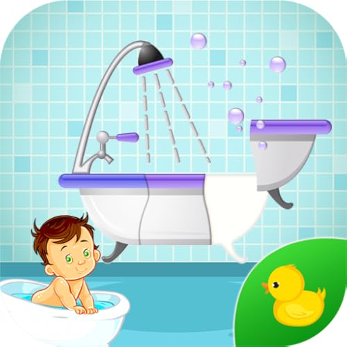 Baby bath puzzle game for kids