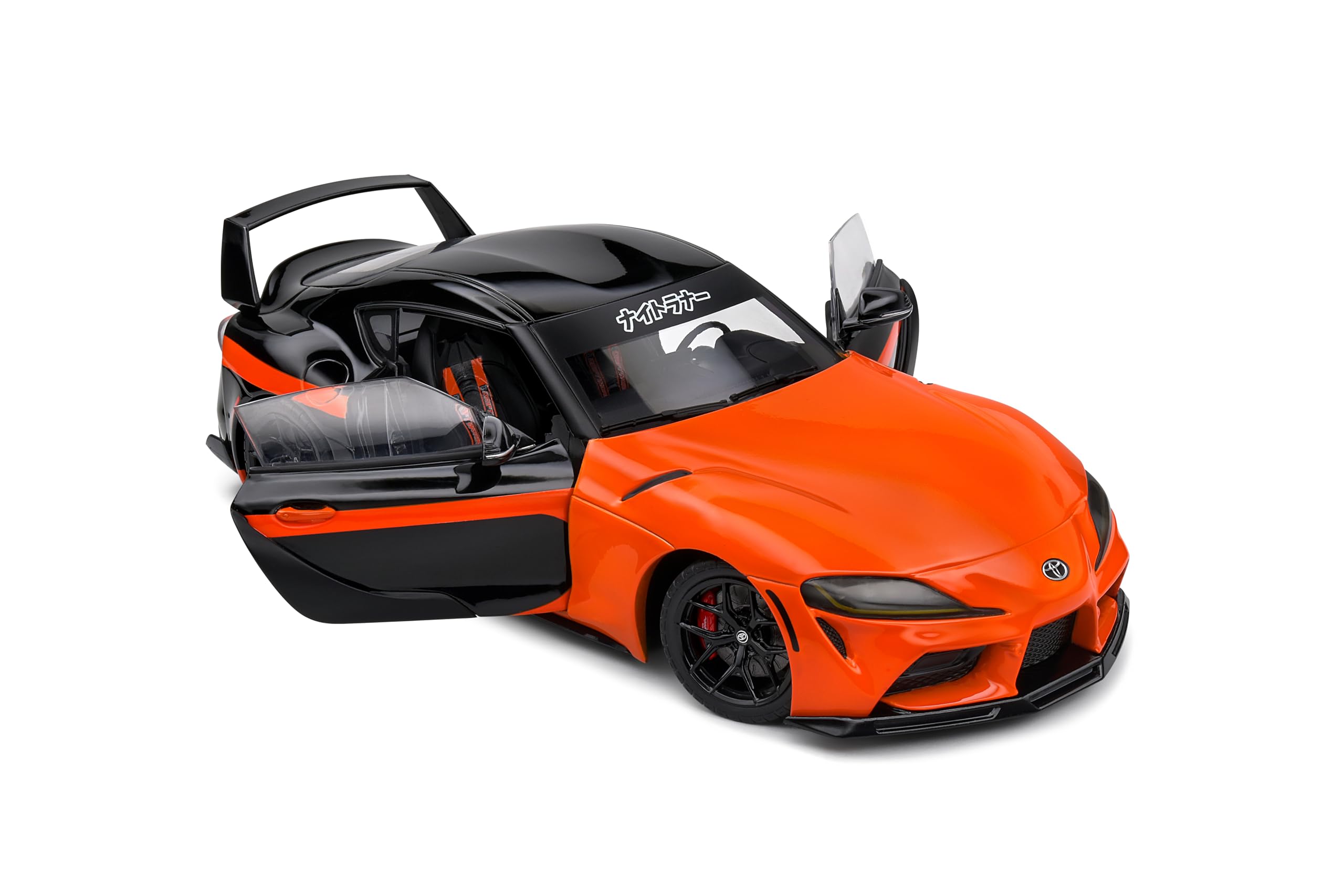 ソリド　1/18 トヨタ GR Supra ミニカー ソリド 1/18 トヨタ GR スープラ トリビュート 2024 オレンジ 左