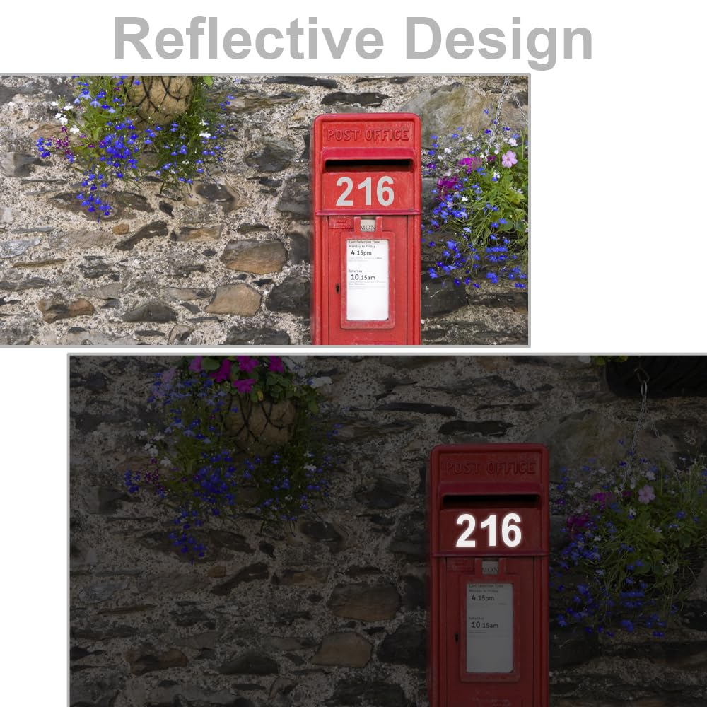 Chiffre 3 Autocollant Et Réfléchissant De Klassen, 3 Po, Vinyle, Noir Et Argent 1032267