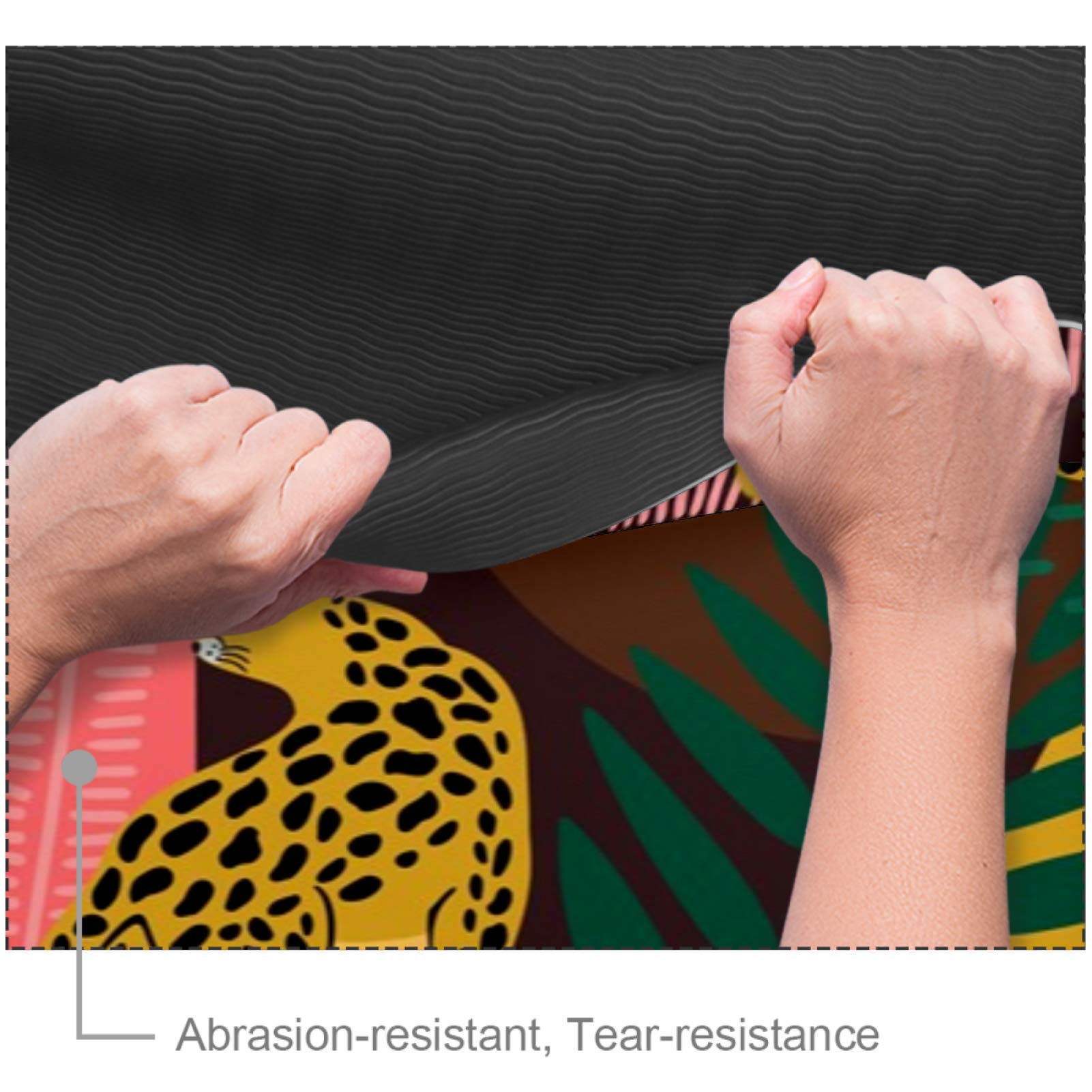 Eslifey Culorful Tapis De Yoga épais Antidérapant Pour Femmes Et