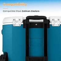 Vista 5 de Juego de bisagras y tornillos de plástico de repuesto compatibles con enfriadores Coleman Paquete de 4