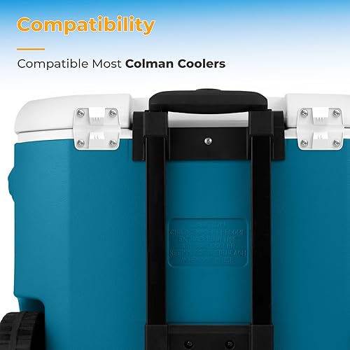 Miniatura 5 de Juego de bisagras y tornillos de plástico de repuesto compatibles con enfriadores Coleman  Paquete de 4