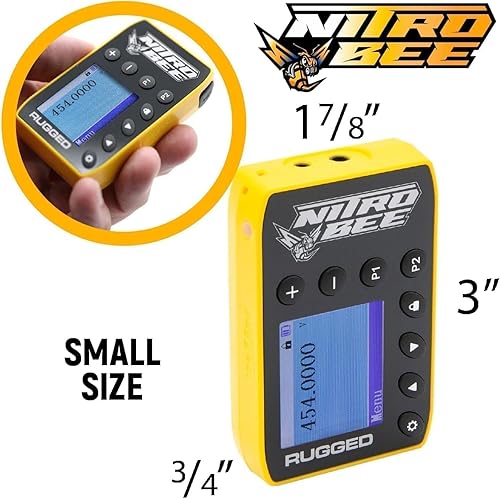 Miniatura 7 de Rugged Radios Nitro Bee Xtreme Receptor de carrera UHF de un solo canal