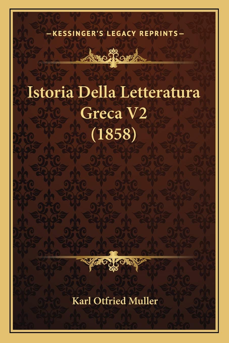 Istoria Della Letteratura Greca V2 (1858)