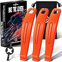 Vista 8 de Palancas de neumáticos de bicicleta Palancas de neumáticos ultra fuertes y cucharas de neumáticos de acero inoxidable, herramienta de extracción