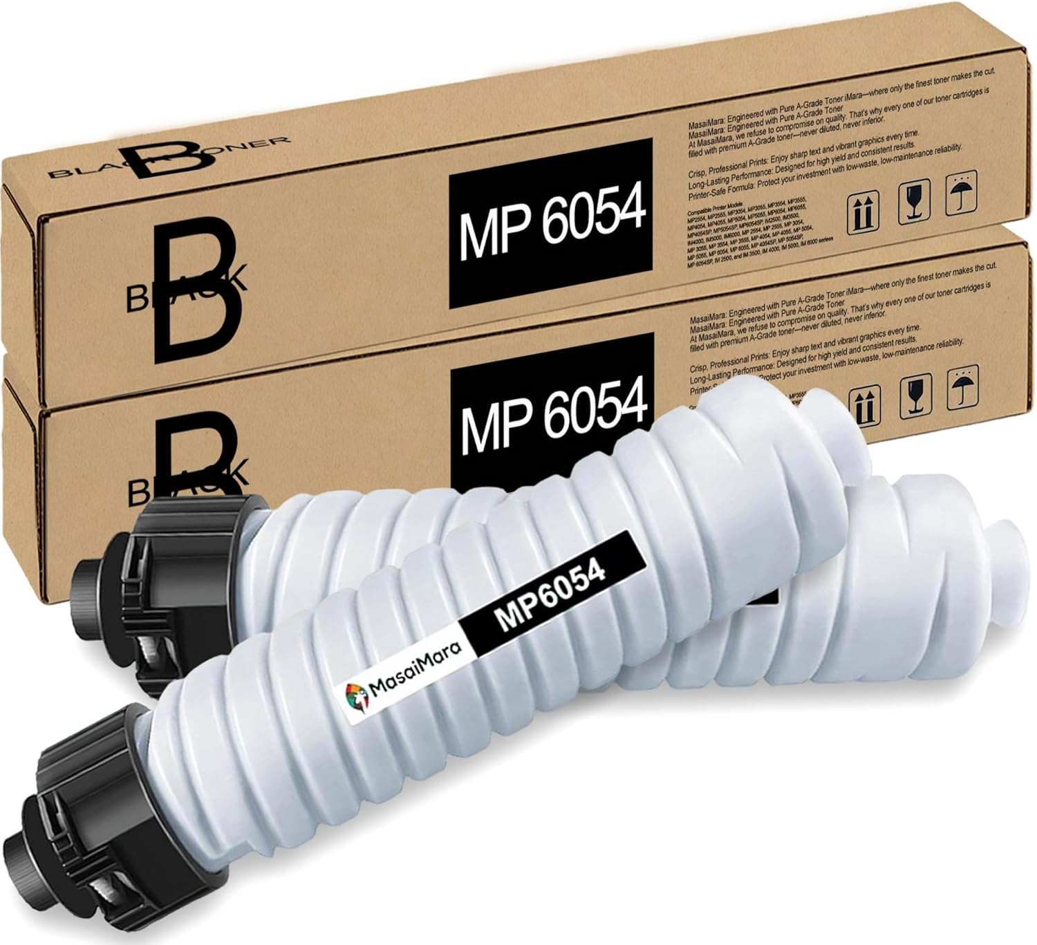 MasaiMara MP 6054 MP 5054 MP 4054 842126 841999 Black Toner Cartridge for Ricoh MP6054, MP5054, MP4054, MP 2554, MP2554, MP 3554, MP3554, MP2555, MP3054, MP 3054 Printer