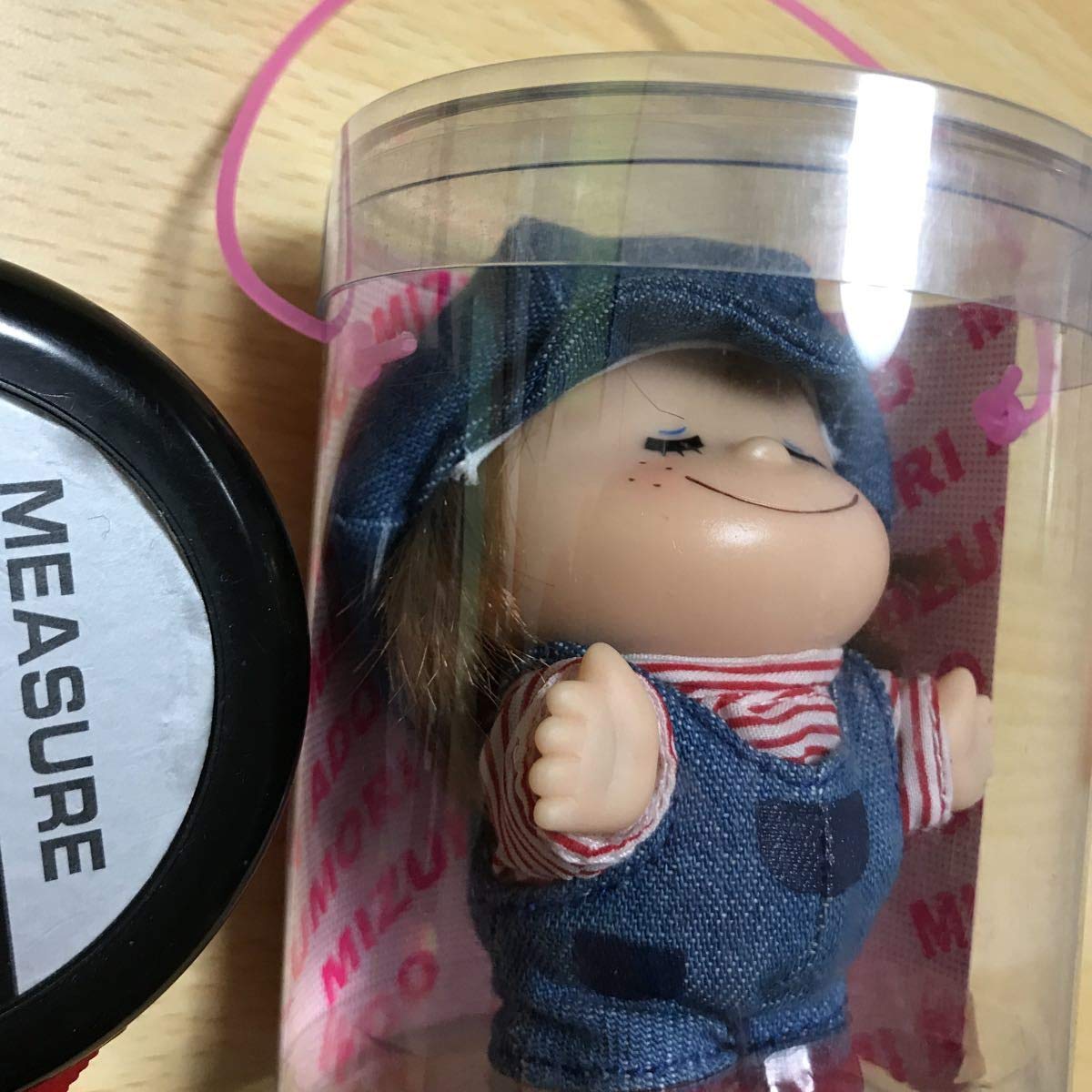 未使用 水森亜土 ヴィンテージ 人形(ソフビ)デニム①の①