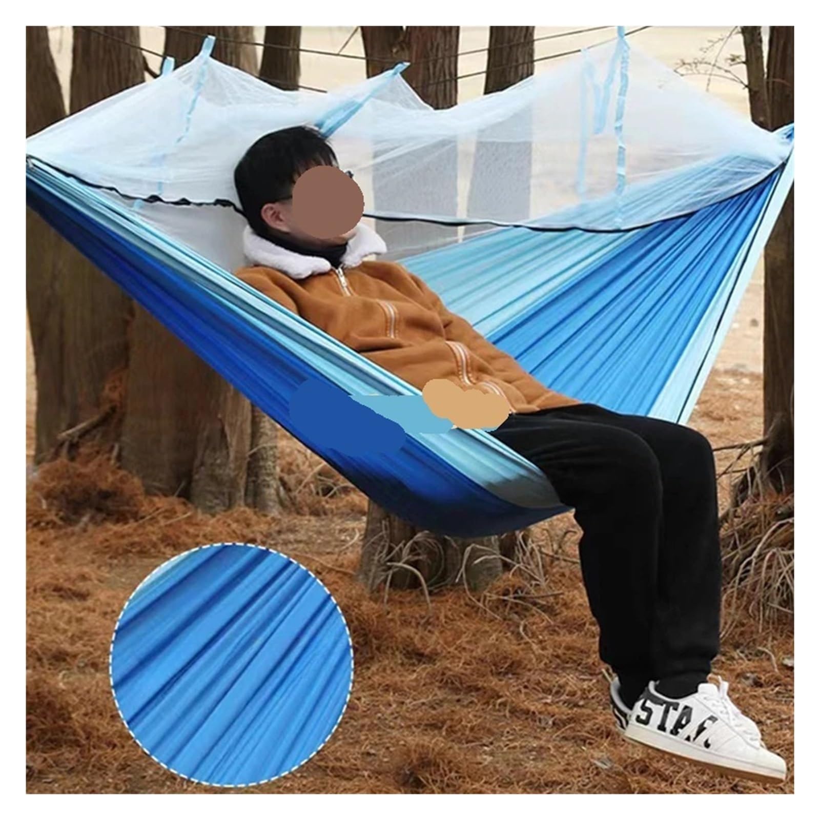 Hamaca, Hamaca Portátil De Tela Paracaídas para Camping para Acampar/Patio Trasero