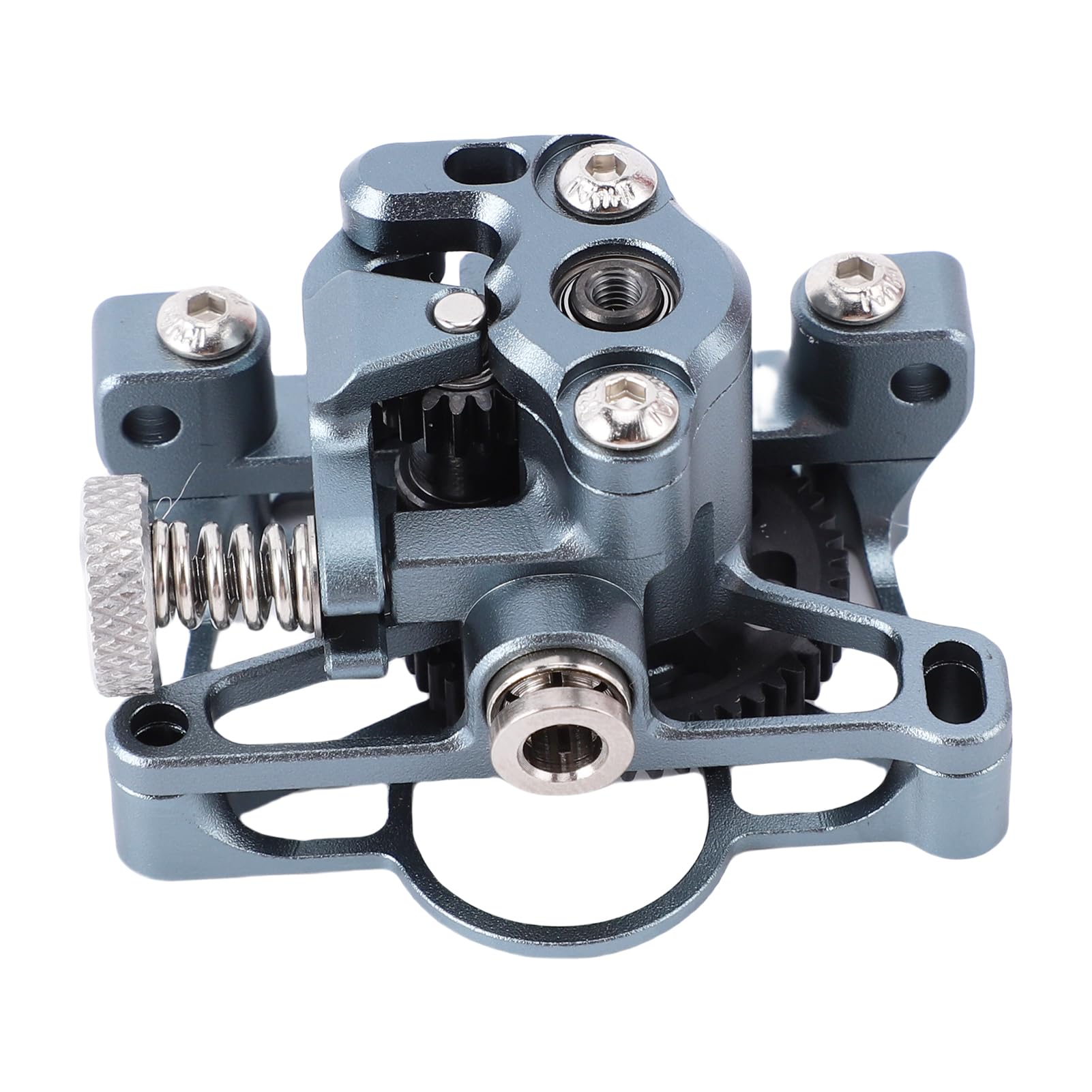 Generic Zestaw Lekkiej Wytłaczarki ze Stopu Aluminium 2.4 z ulepszoną przekładnią PEEK dla Entuzjastów Druku 3D, Pasujący do Ender-3 V2, Srebrnoszary