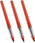 Fluency Pen Refills – Medium Tip – Smooth Quick-Dry Waterproof Ink – for NOTEFUL Fluency Stick Pens - Black, Blue & Red (Pack of 3)