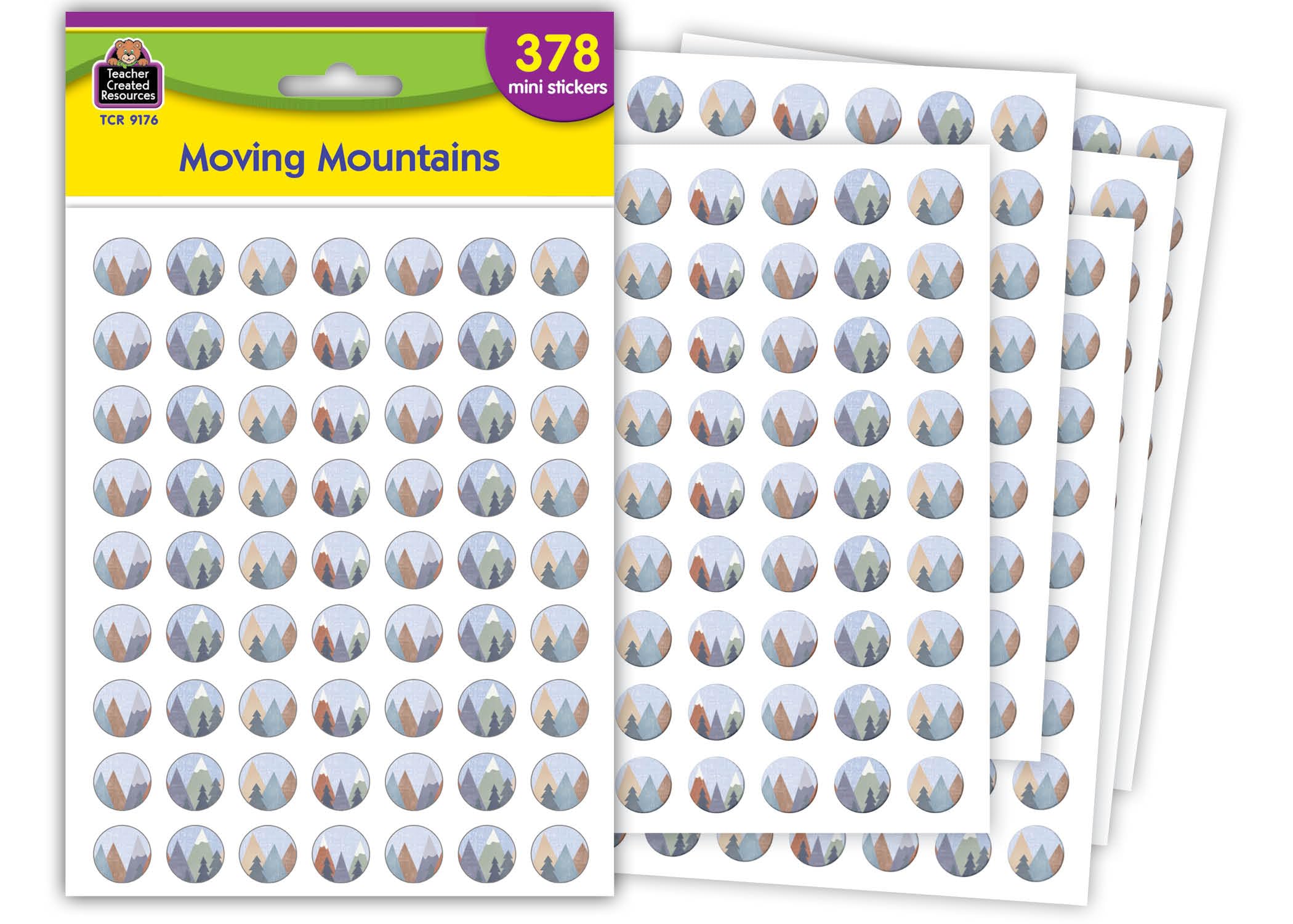 Teacher Created Resources Moving Mountains Mini Stickers (TCR9176)