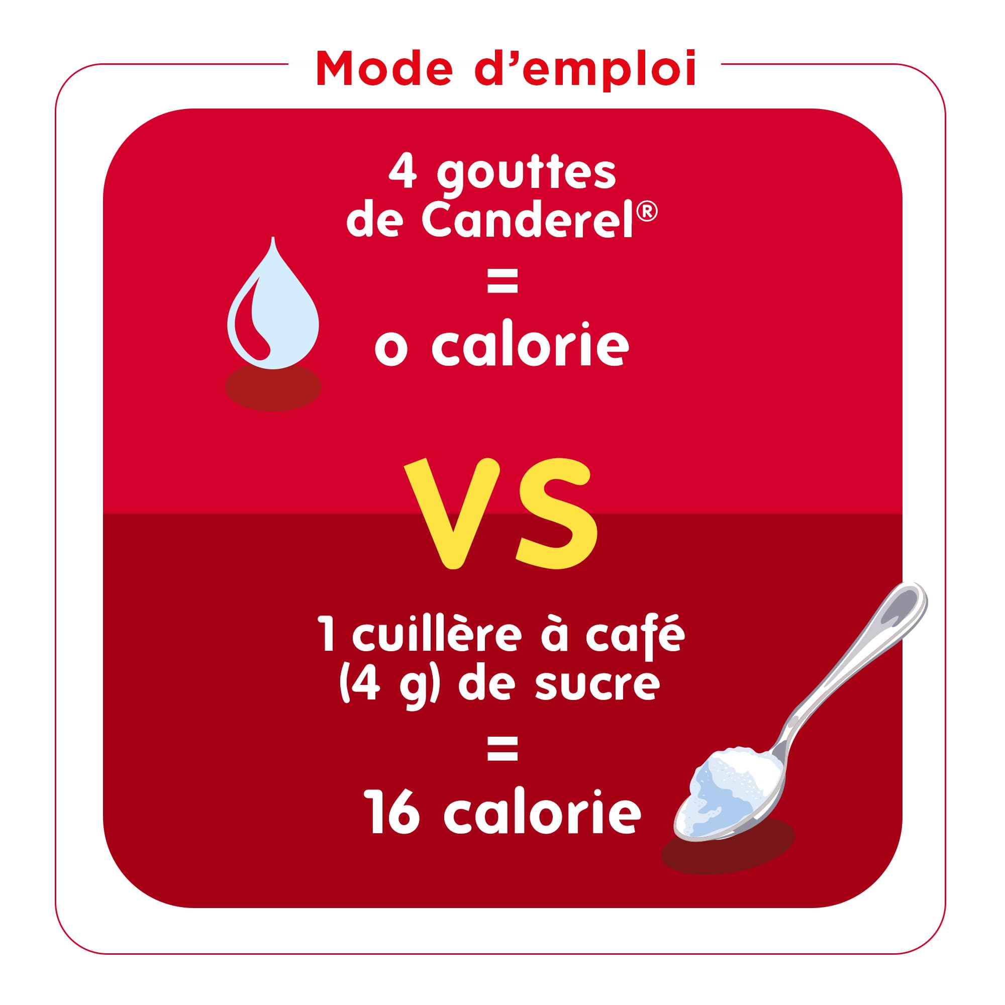 Canderel - Sucralose Liquide - Edulcorant le goût du sucre sans Calorie - Flacon 200 mL