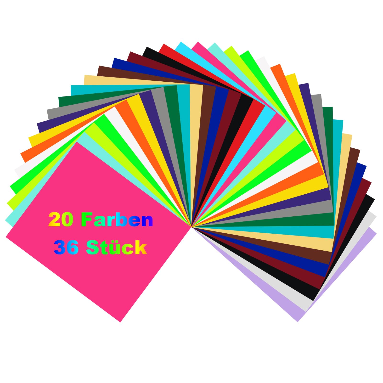 FORBELL Plotterfolie Textil 10 Stück, 30.5×25.4 cm Textil Bügeltransferfolie