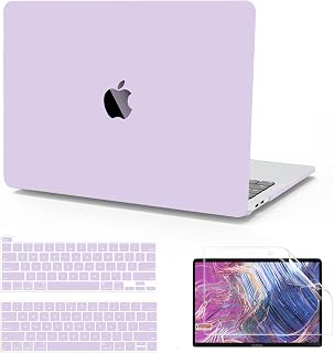 Anban for MacBook Pro 13 inch Case 2025 2024-2016 M2 M1, Lavender Purple
