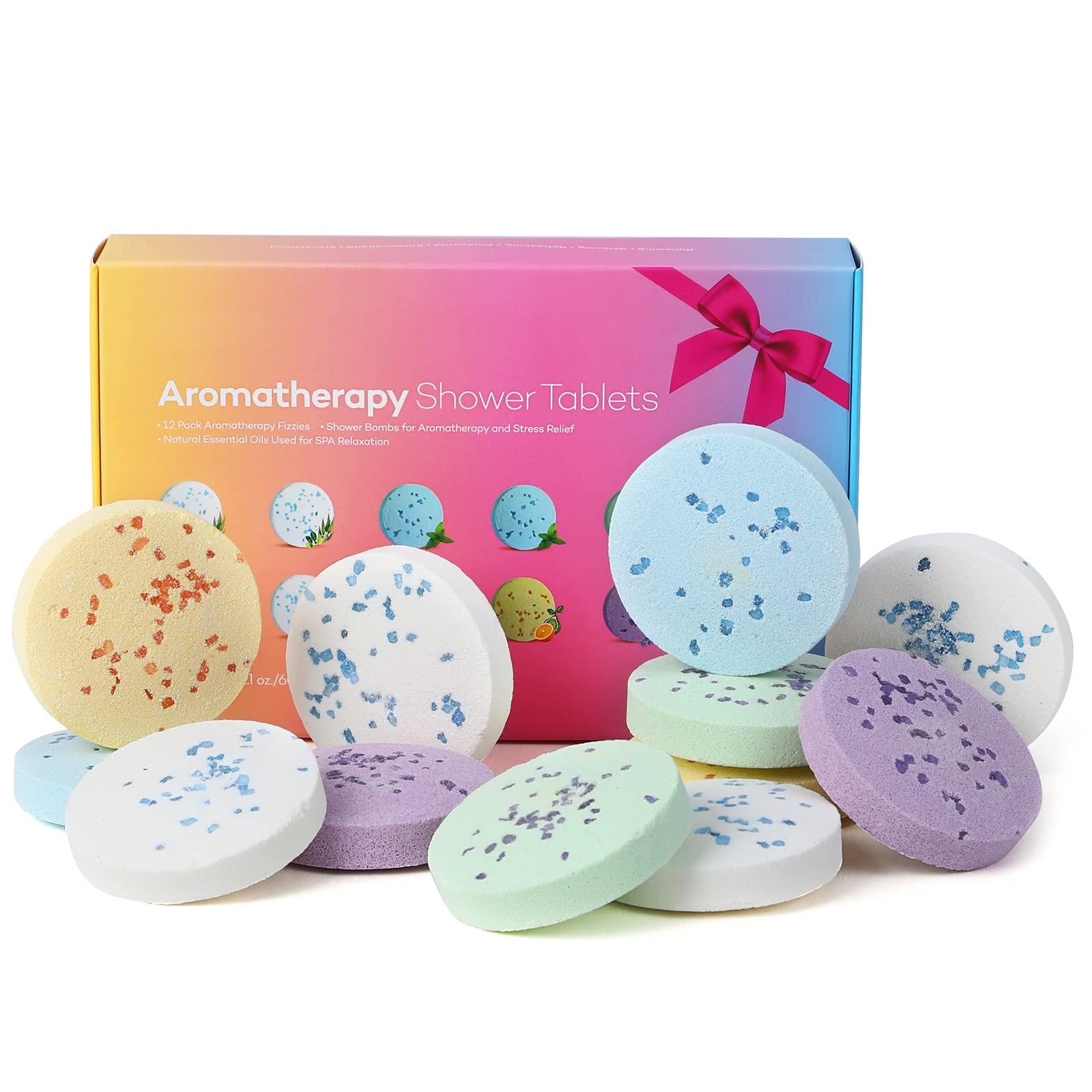 Photo 1 of ****non refundable**
Shower Steamers Aromatherapy, 12Pcs Mother's Day Gifts for Mom, Shower Bombs with Natural Essential Oils, Self Care & Relaxation, Birthday Gift for Women and Men Who Has Everything (2 pack)