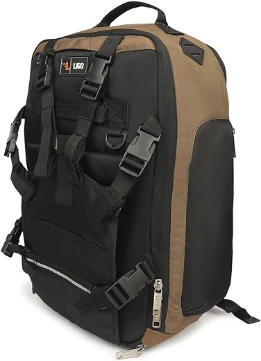 Ligo Water Resistant Hammer Travel Laptop Bag | Motorcycle Backpack Bag for Men | Riding Backpack for Men and Women