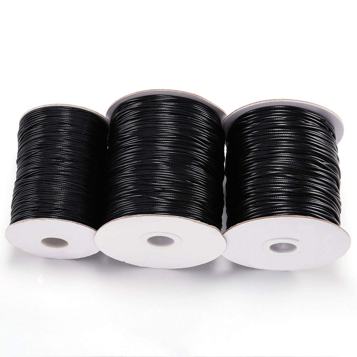 10m/lot 0.5 0.8 1.0 1.5 2.0mm Black Handmade Leather Cord Braided Rope DIY Pendant Charms Findings String Cord for Jewelry Makings (2.0mm×10m)