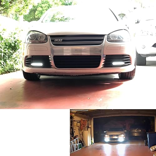 Miniatura 9 de iJDMTOY Barra de luz diurna LED de xenón de alta potencia de 7 pulgadas, ajuste universal, 30-SMD con arnés de cableado