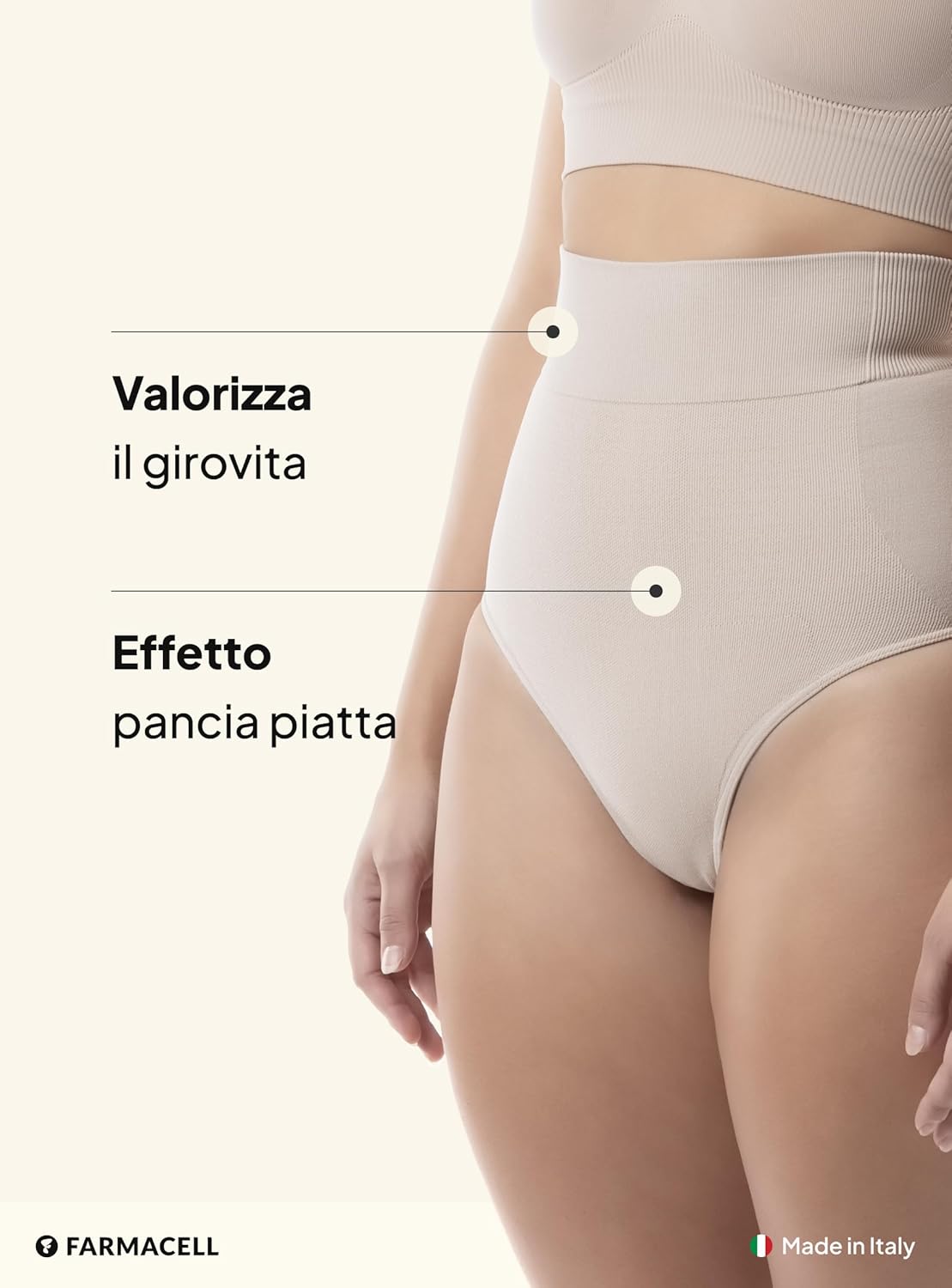 Pancera Modellante FarmaCell - Fascia Vita Contenitiva Invisibile | Microfibra Traspirante, Effetto Pancia Piatta - Foto 8