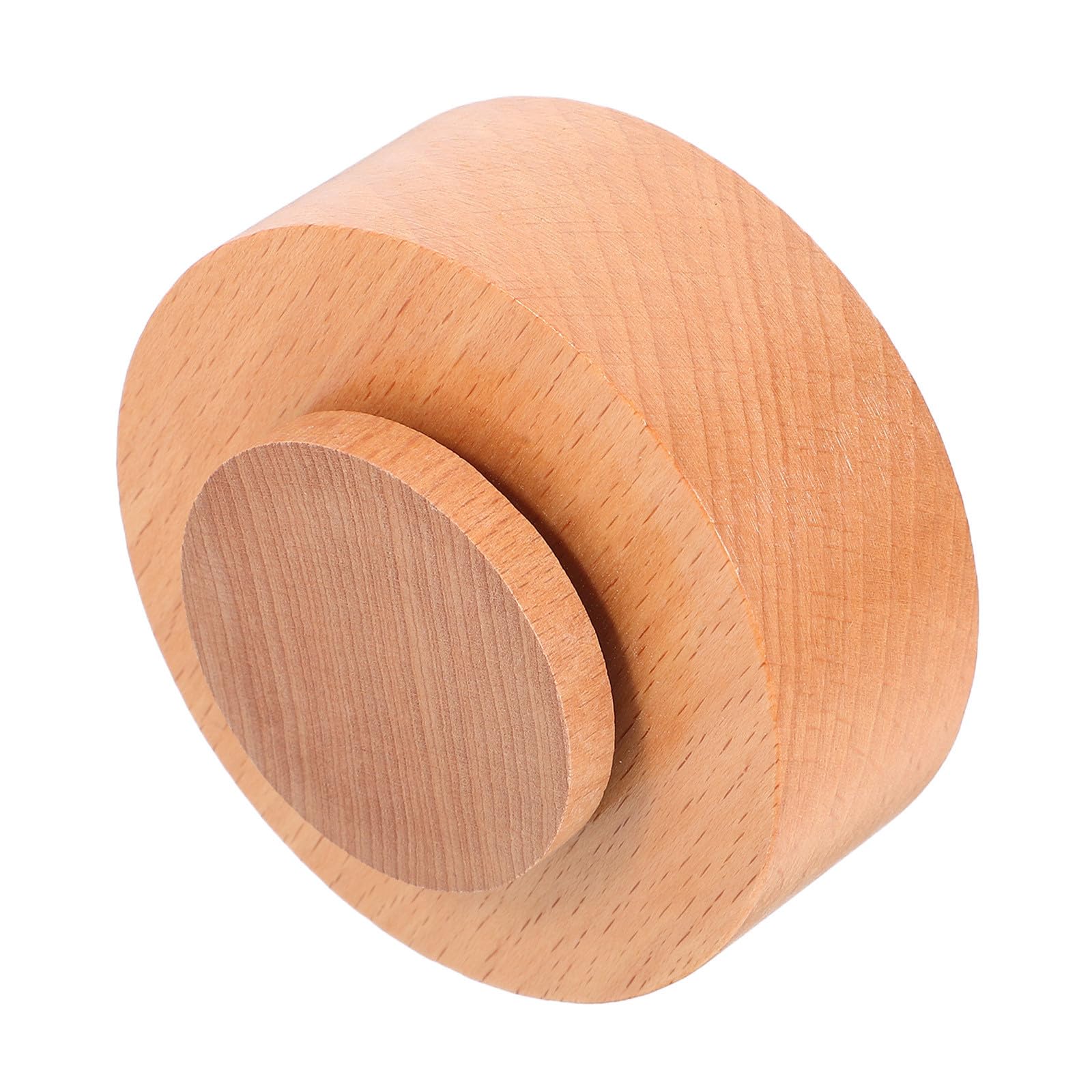 Base redonda de madera giratoria para caja sonora y proyectos de bricolaje