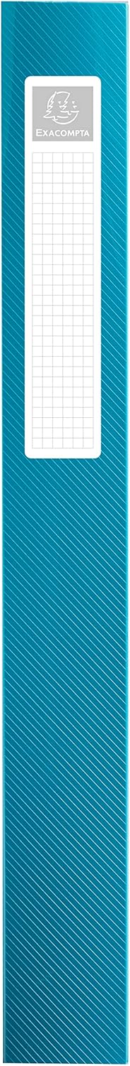 Exacompta - Ref. 59140E - Box of 8 BeeBlue recycled polypropylene filing boxes 40mm back - A4 - assorted colors