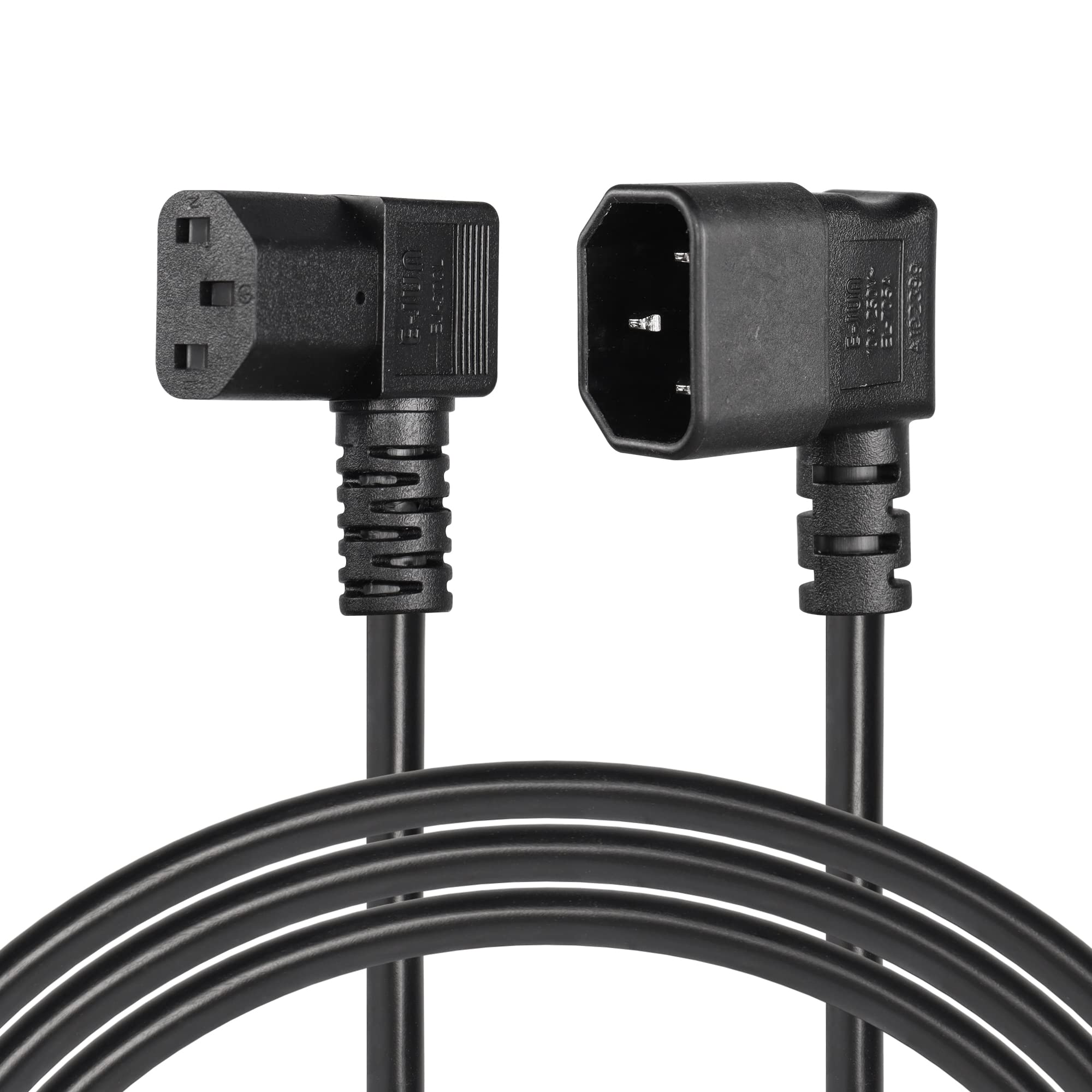 Cavo Alimentazione 40 Cm Angolato - Spina C13 Per Computer - Foto 6