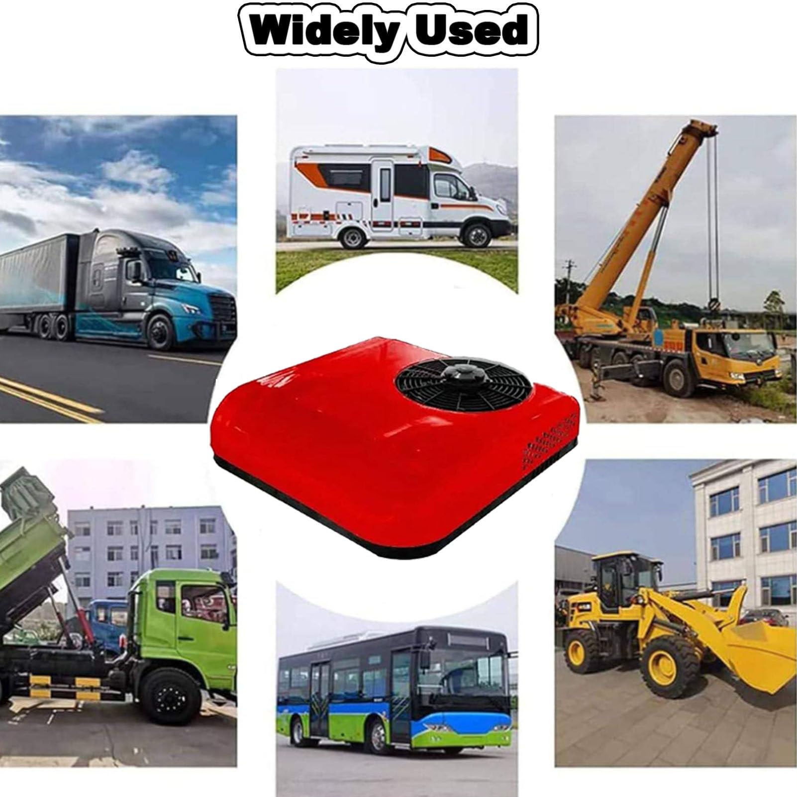 Klimatyzator dachowy 12 V do kampera, ciężarówki, łodzi, kampera, przyczepy podróżnej, wydajny system chłodzenia DC do mobilnej kontroli klimatu