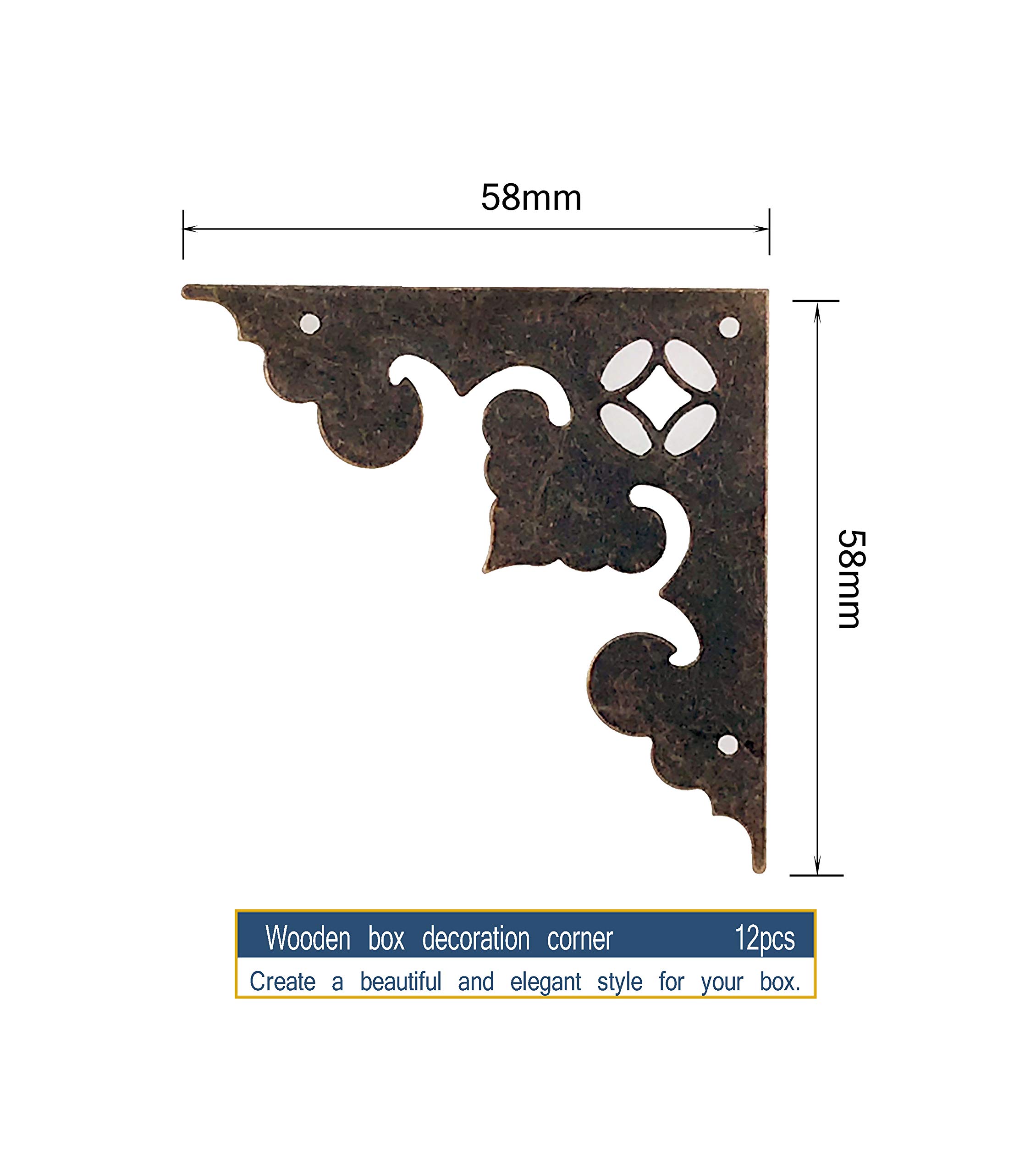 Glarks Lot De 160 Protections D'angle En étal 4 Couleurs - 2 Styles - Pour Scrapbooking, Enus