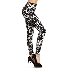 Leggings Depot High Waisted Camouflage & Multiple Print Leggings for Women - Reg, Plus, 1X3X, 3X5X