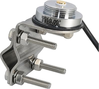 Tram Stainless Steel NMO Mirror Mount Double Groove w/17ft Cable and PL-259