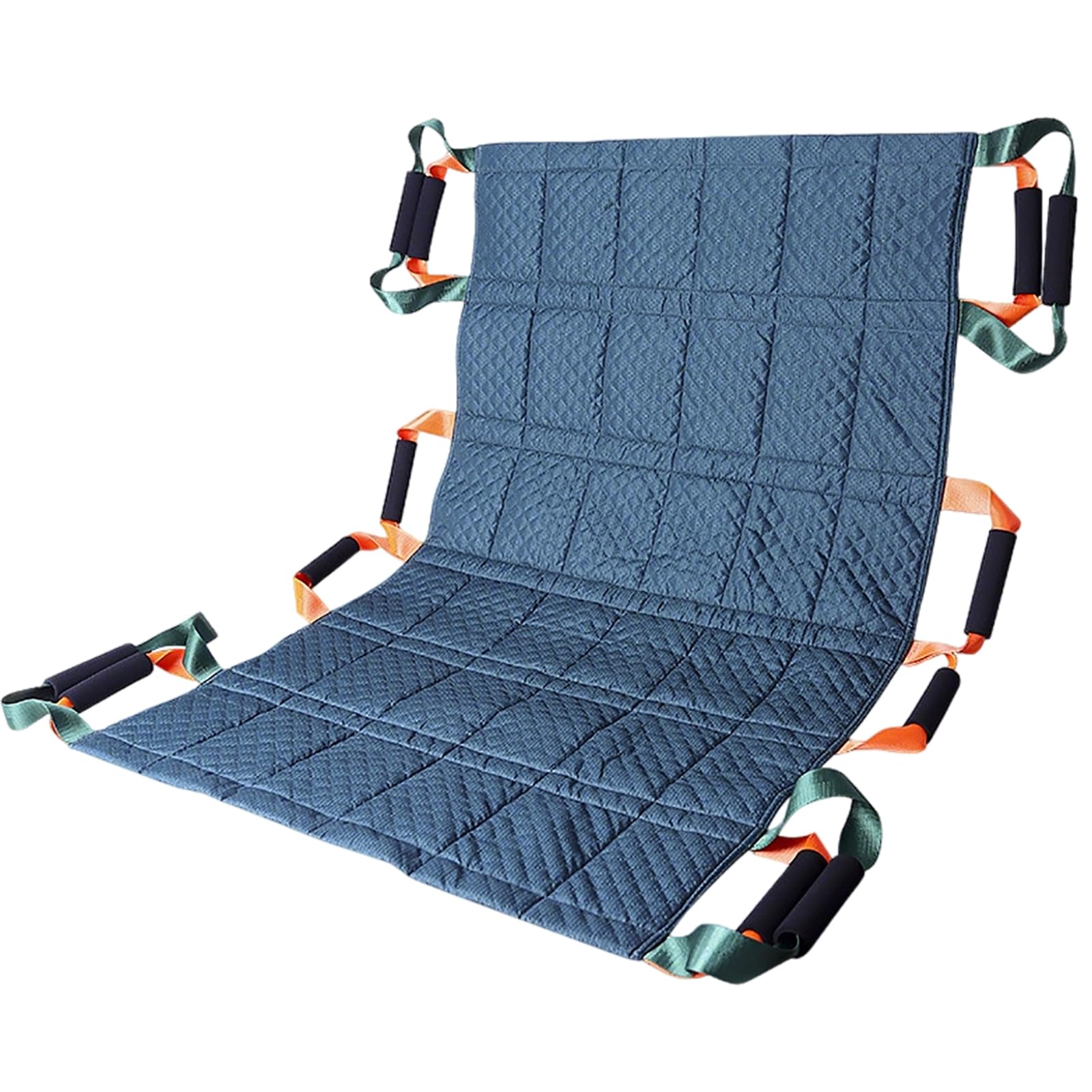 MObyat Almohadilla De Transferencia Y Posicionamiento De 80 * 140cm, Almohadilla De Transferencia Y Giro para Pacientes con Diseño De 12 Asas, Sábana De Posicionamiento Transpirable De 3 Capas