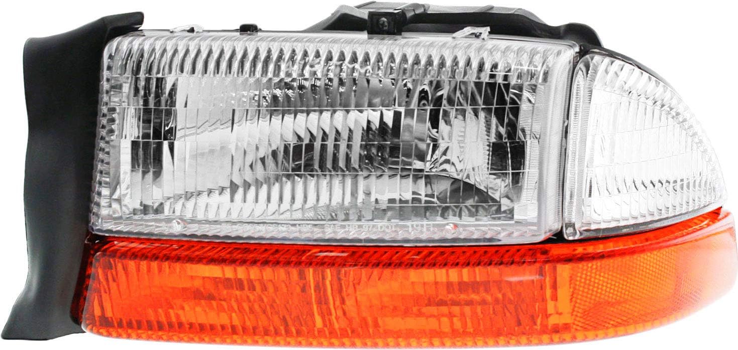 Evan Fischer Driver Side Headlight Compatible with 1998-2003 Dodge Durango & 1998-2004 Dakota - CH2502122