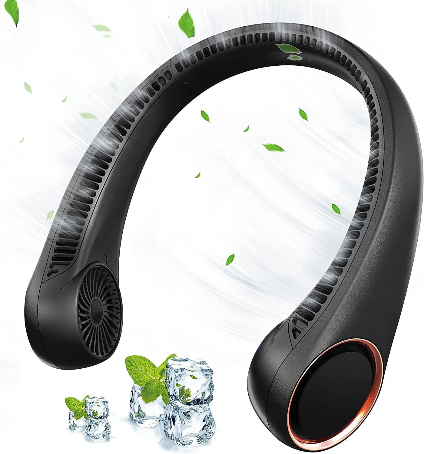 Neck Fan ^ USB Desk Fan Table Fan with Strong Airflow & Quiet Operation, Portable Cooling Fan Speed Adjustable with Rotatable Head for Home Office Bedroom Travel Camping Table ^ Black (B0C43GKMX9) Amazon Price History, Amazon Price Tracker