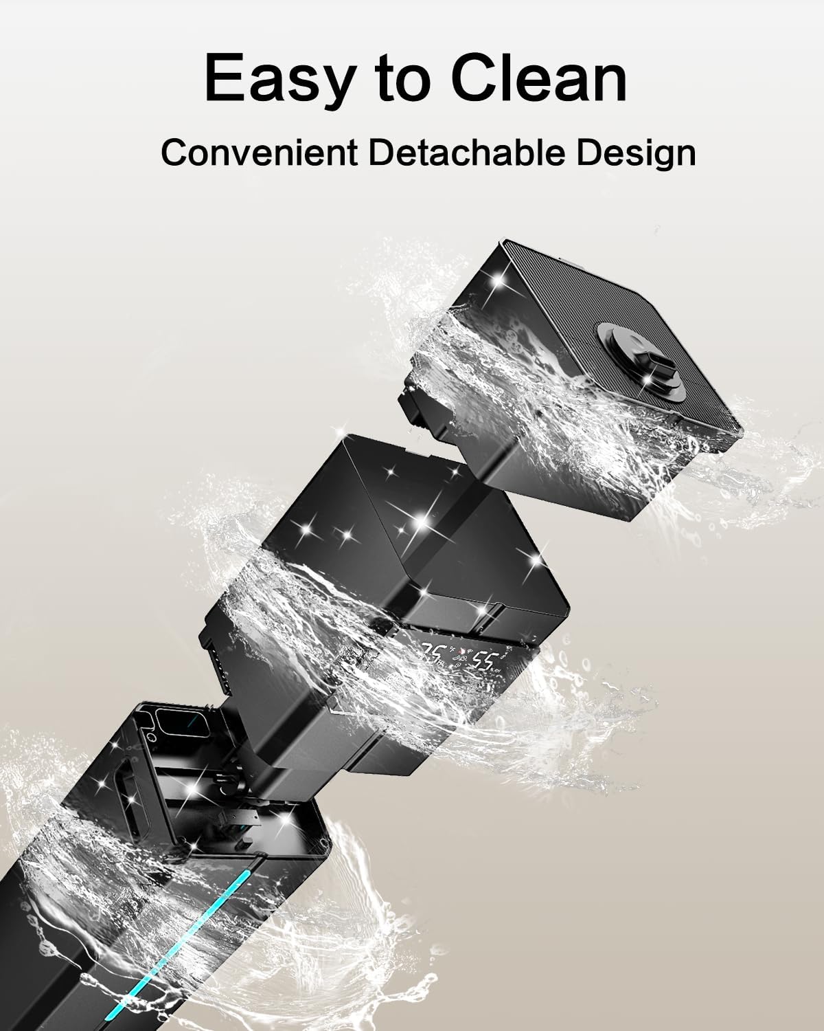 LOMMOL Humidifier disassembled for easy cleaning