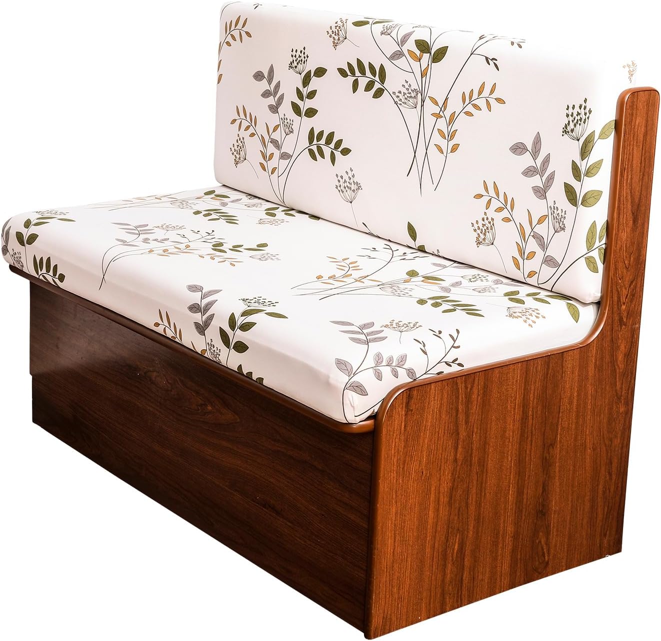 CRFATOP Printed RV Dinette Cushion Covers Soft Camper Seat Slipcover Stretch Sofa Loveseat Chair Cover Futon Furniture Protector for RV Camper Car Bench 1 Backrest Cover & 1 Bench Cover,B01