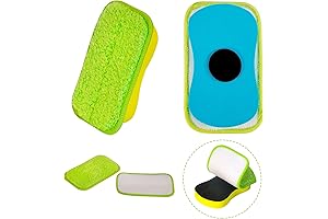 2 Pack Washable Chalkboard Eraser and Reusable Eraser Cloth