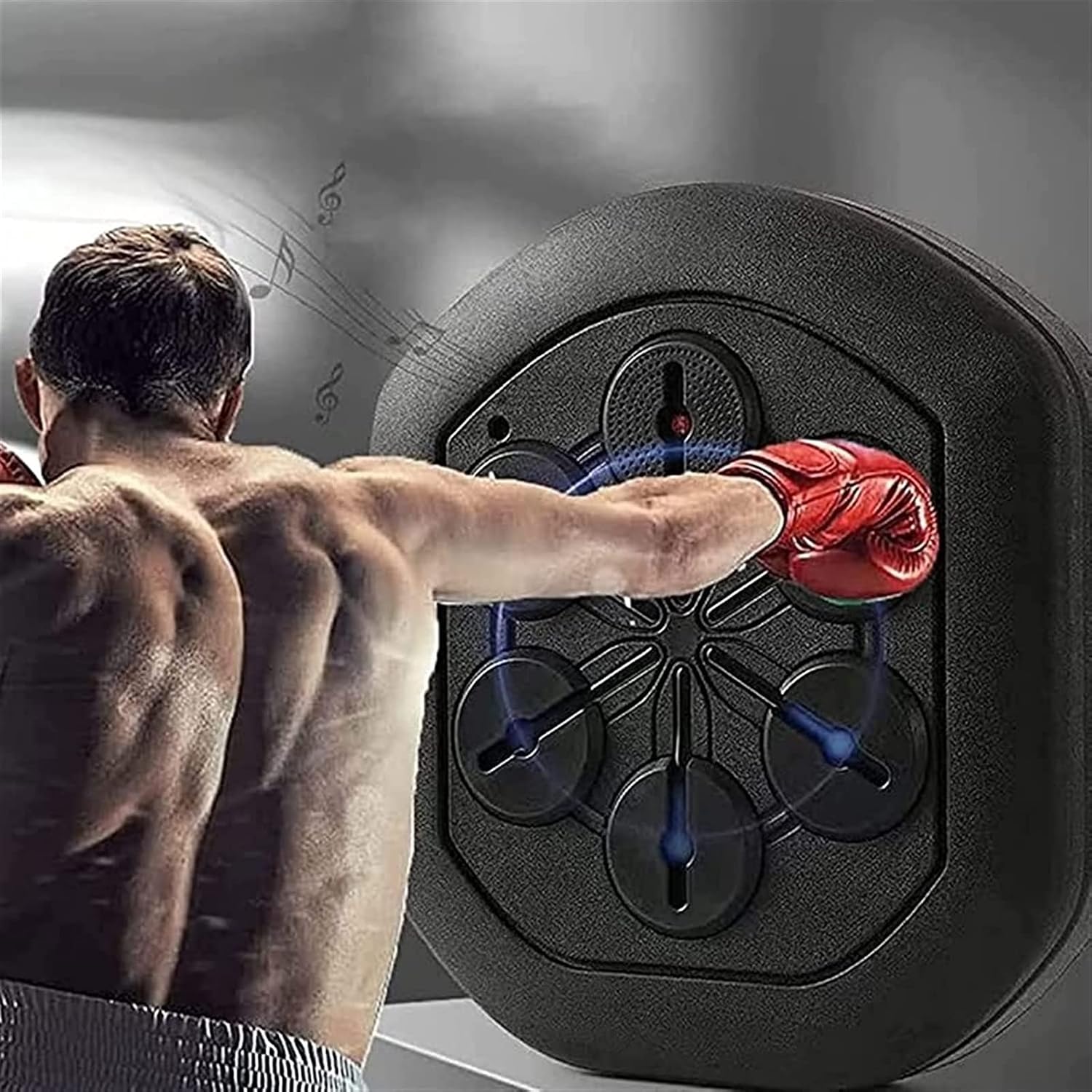 Boxing Equipment Strength Tester With Music, Music Electronic Boxing Wall Target, Boxing Reaction Target Boxing Machine, Music Boxing Target, Speed ​​Hand Eye Reaction And Coordination Boxing Equipmen