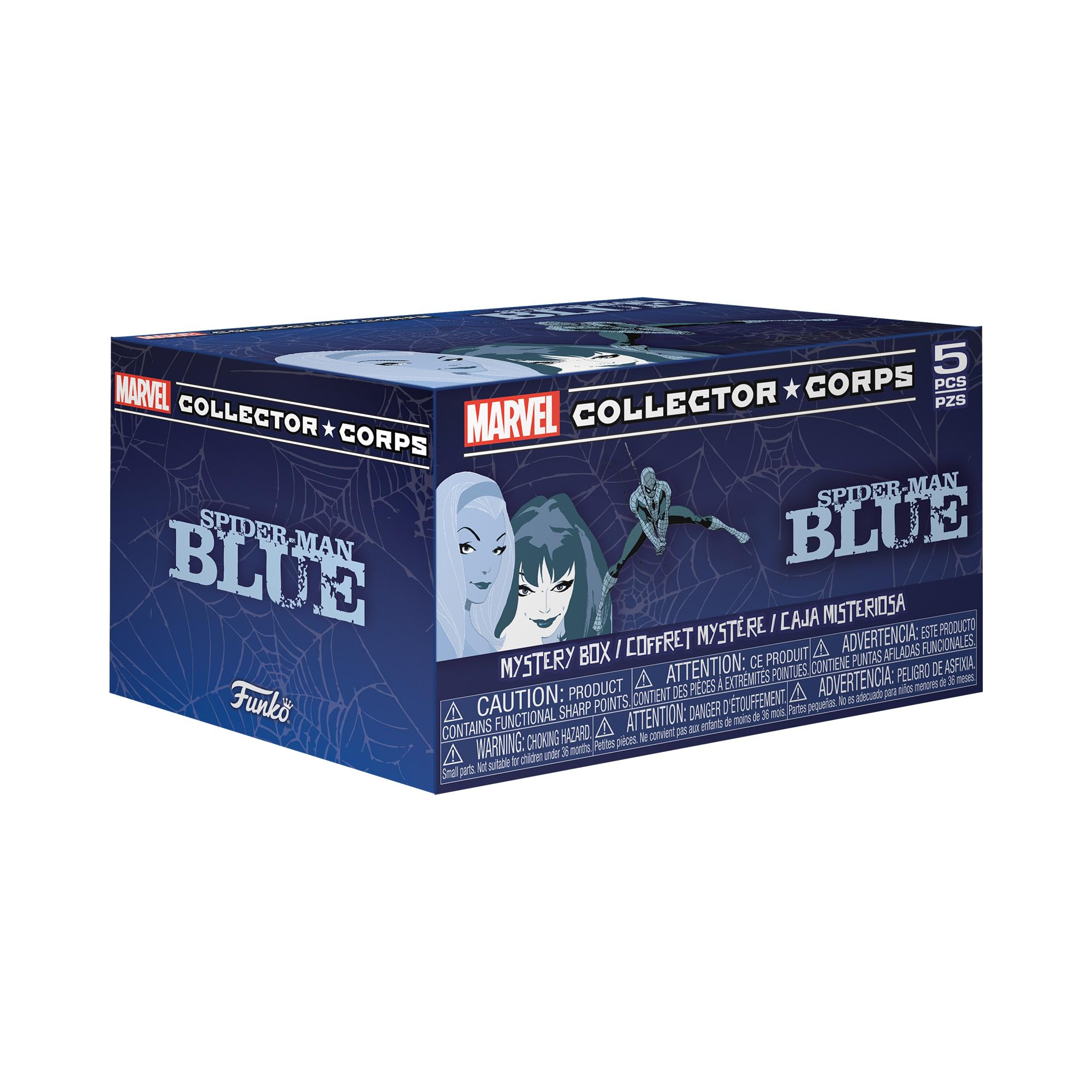 Marvel Collector Corps Box Abbonamento – Spider-Man (Blu) Con Pop! E T-Shirt