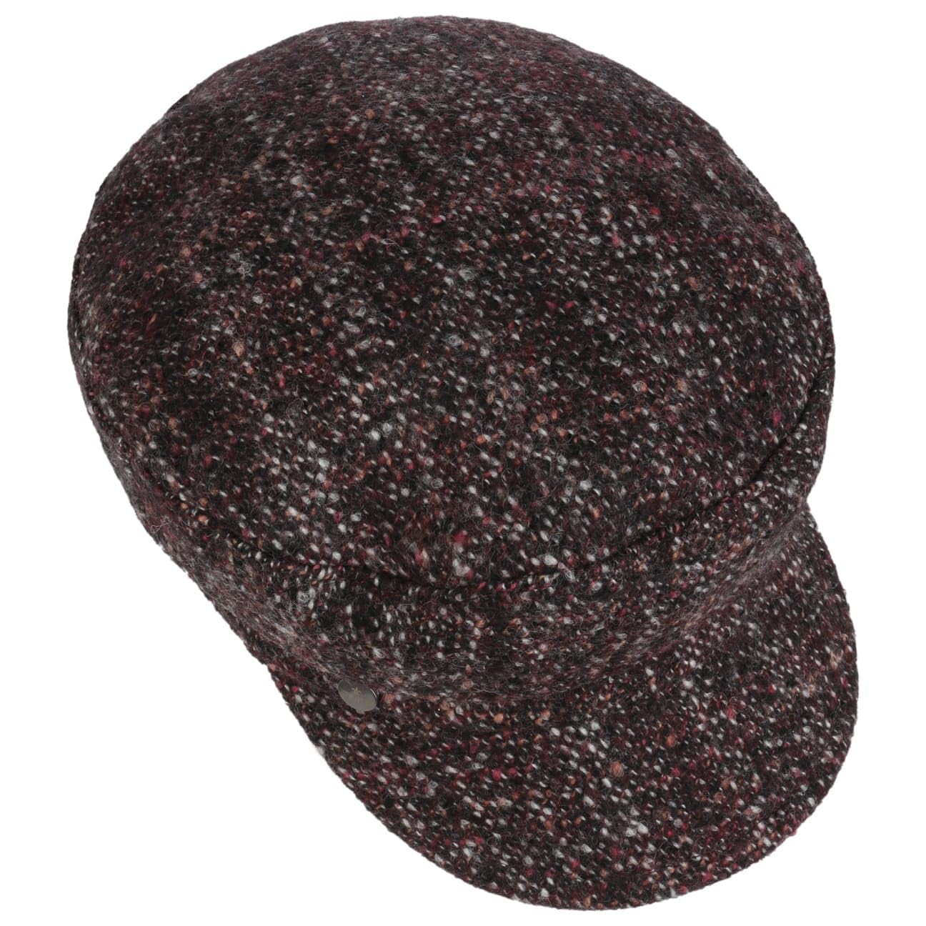 LIERYS Velisa Wool czapka żeglarska Baker-Boy czapka z daszkiem czapka kapitana damska – Made in Italy z podszewką, na jesień-zimę