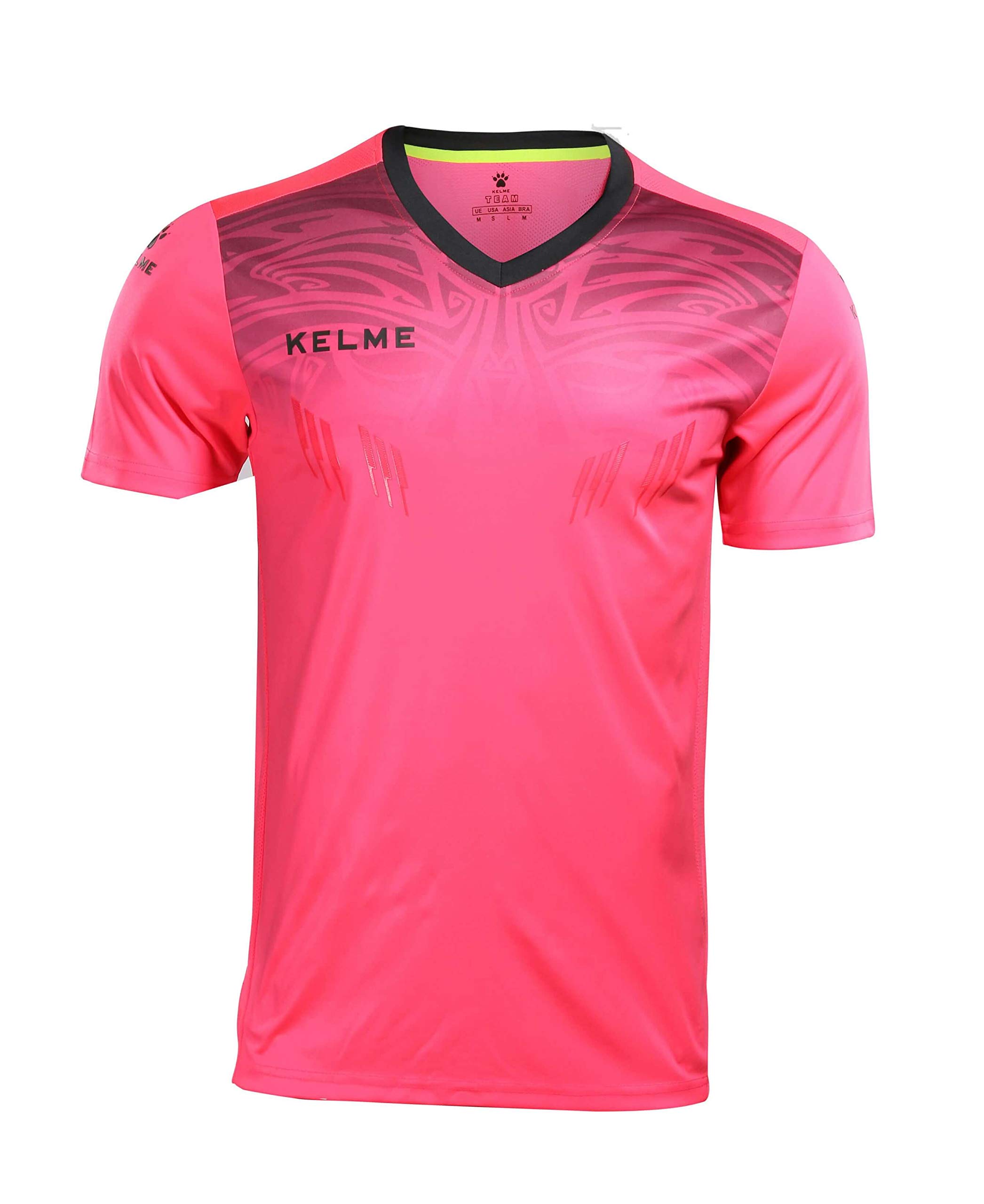 Ensemble uniforme de gardien de but à manches courtes - Ensemble comprenant jersey, short et chaussettes - Coussinets de protection sur short - Rose - XX-Large