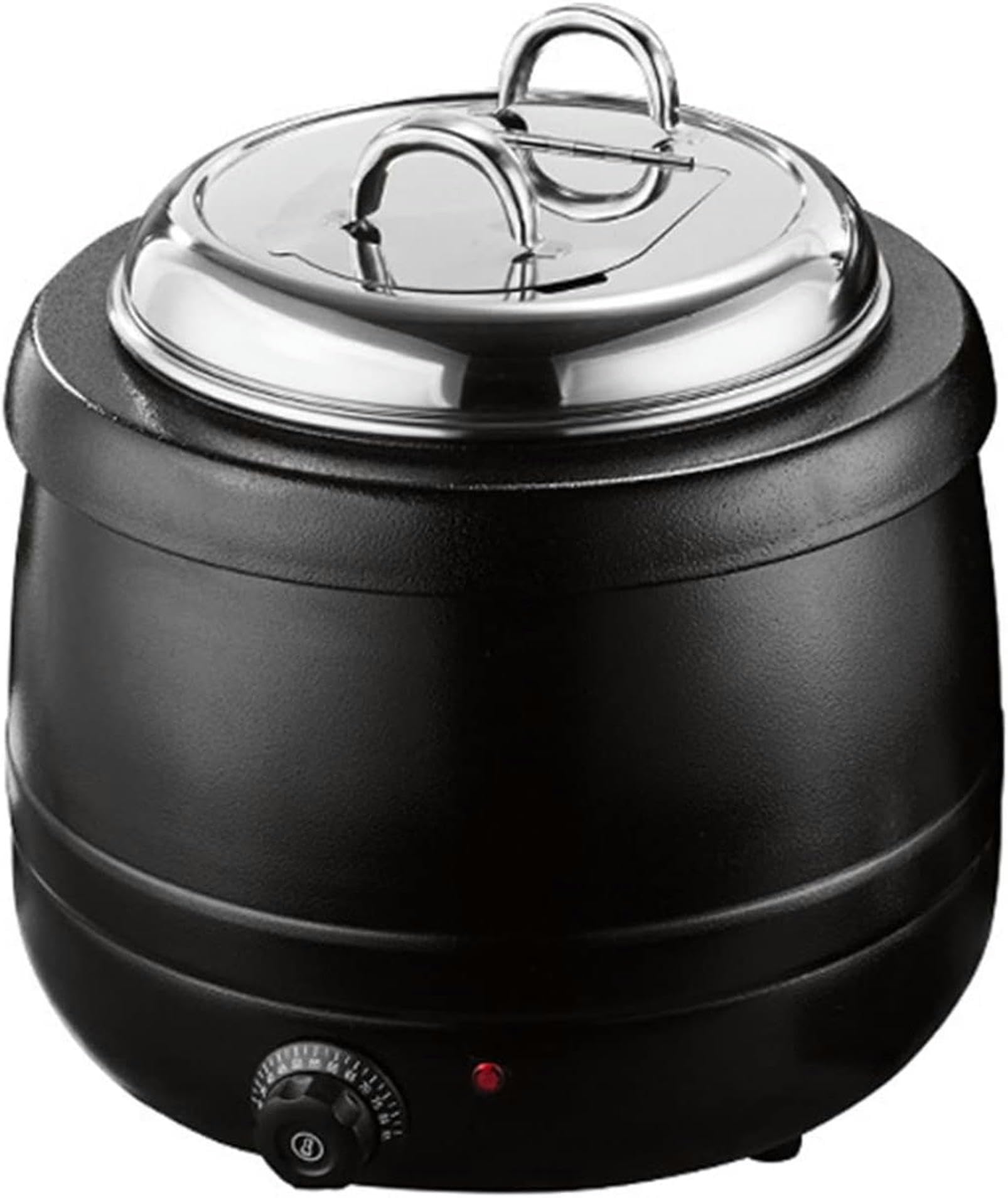 Eoweiot Portable Soup Kettle Warmer, 13 L Stainless Steel Buffet Food warmer Pot with Lid, for Gravy and Soup