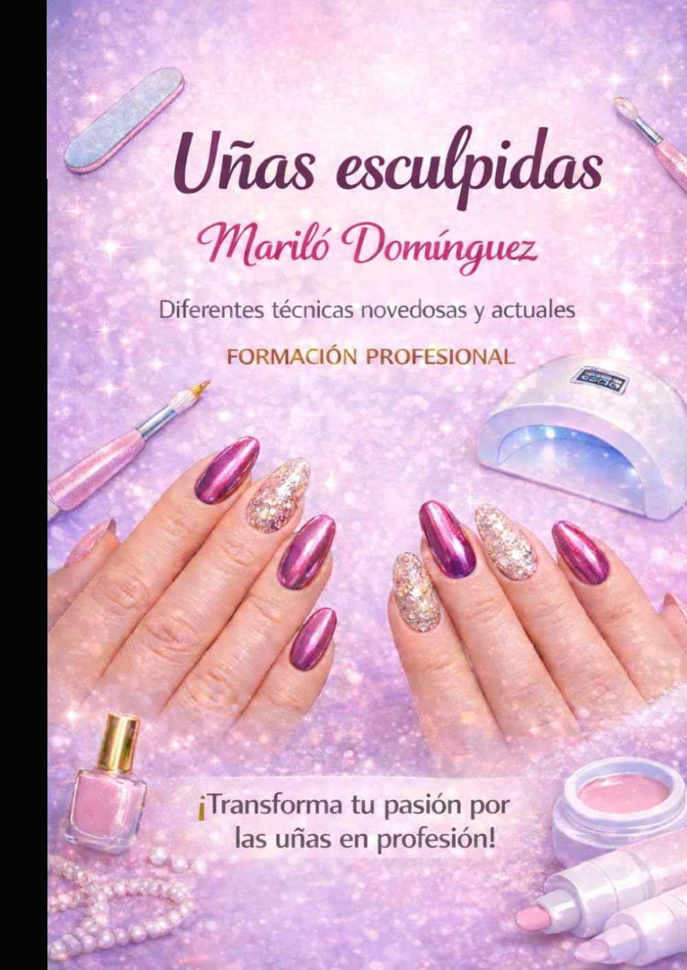 Uñas esculpidas Mariló Domínguez: Diferentes técnicas novedosas y actuales. Formación Profesional
