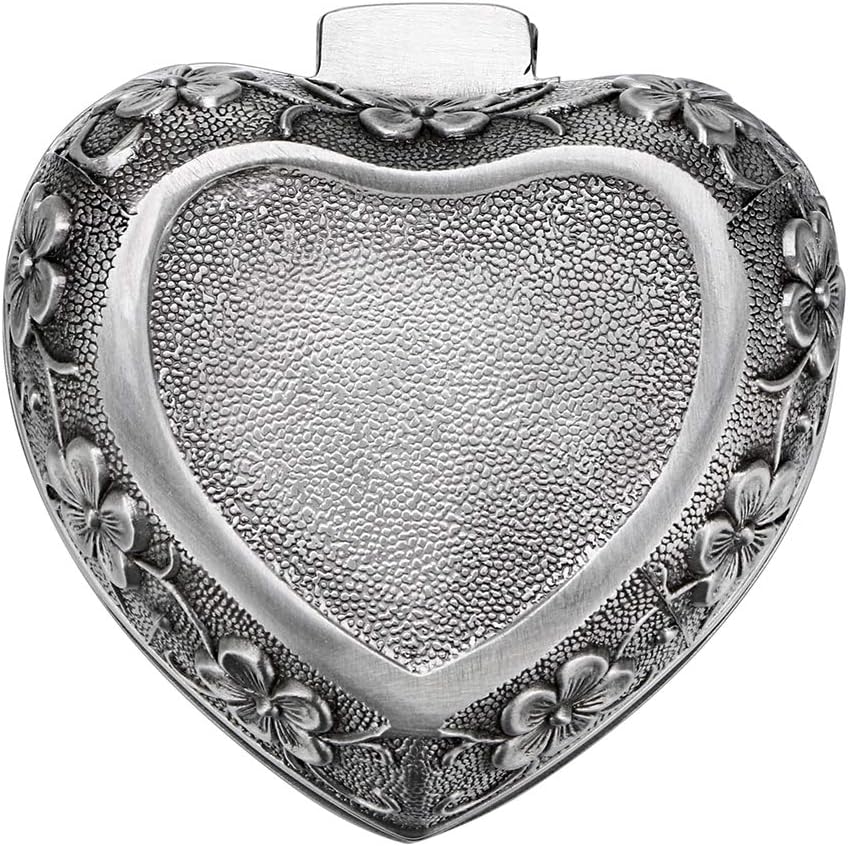 BTSKY ジュエリーボックス 宝石箱 アンティーク ハート型 指輪ケース アクセサリーケース ミニ 持ち運び リング ネックレス ピアス ジュエリー収納 小物入れ ボックス