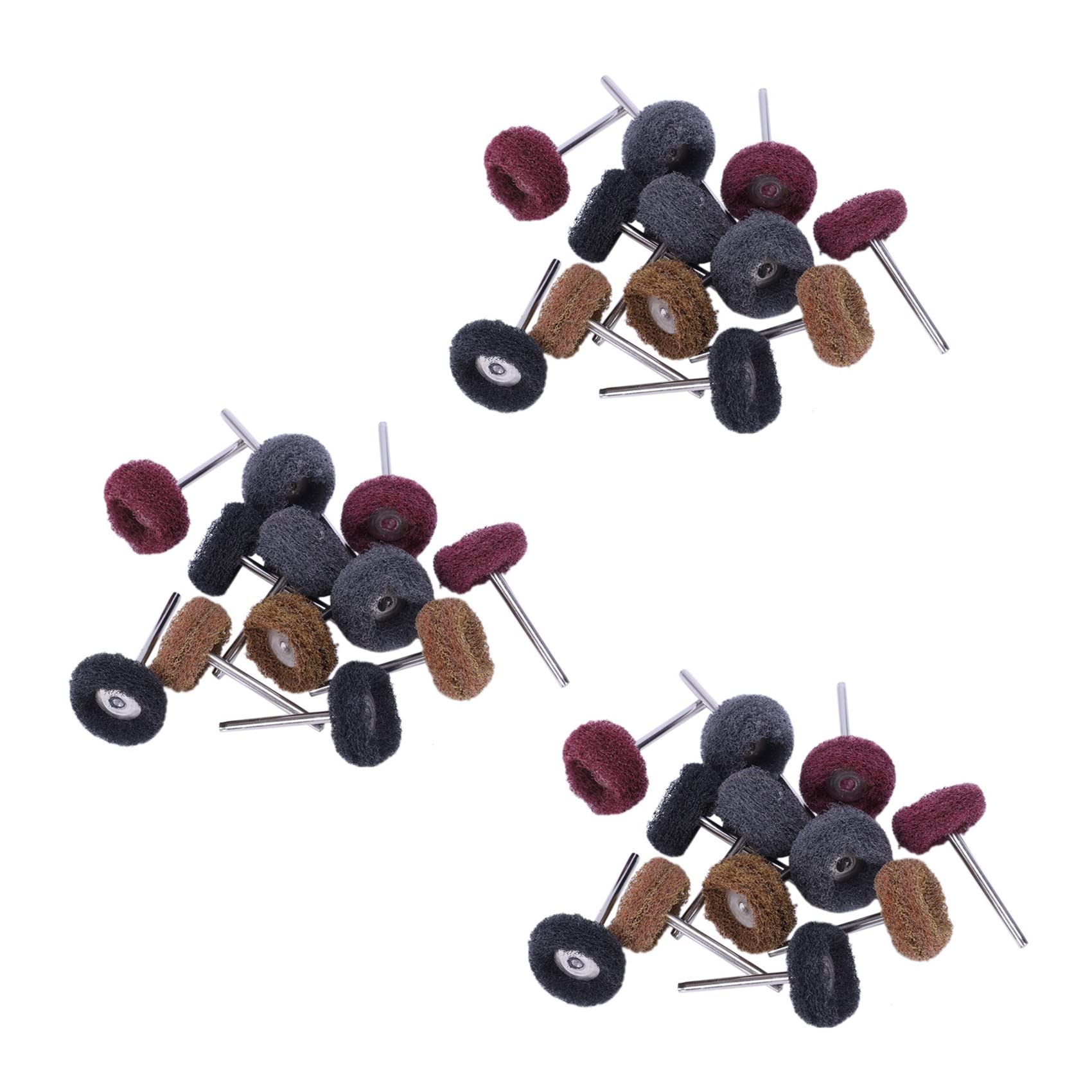 Jnchdghwa Random Color 36 Pcs Polishing Sanding Polish Wheel Buffer Abrasive Brush Head For Rotary