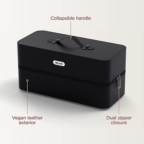 Miniatura 2 de Shark XHD400SAC FlexStyle Air Styling & Drying System Storage Case, Vegan Leather Travel Case, Black