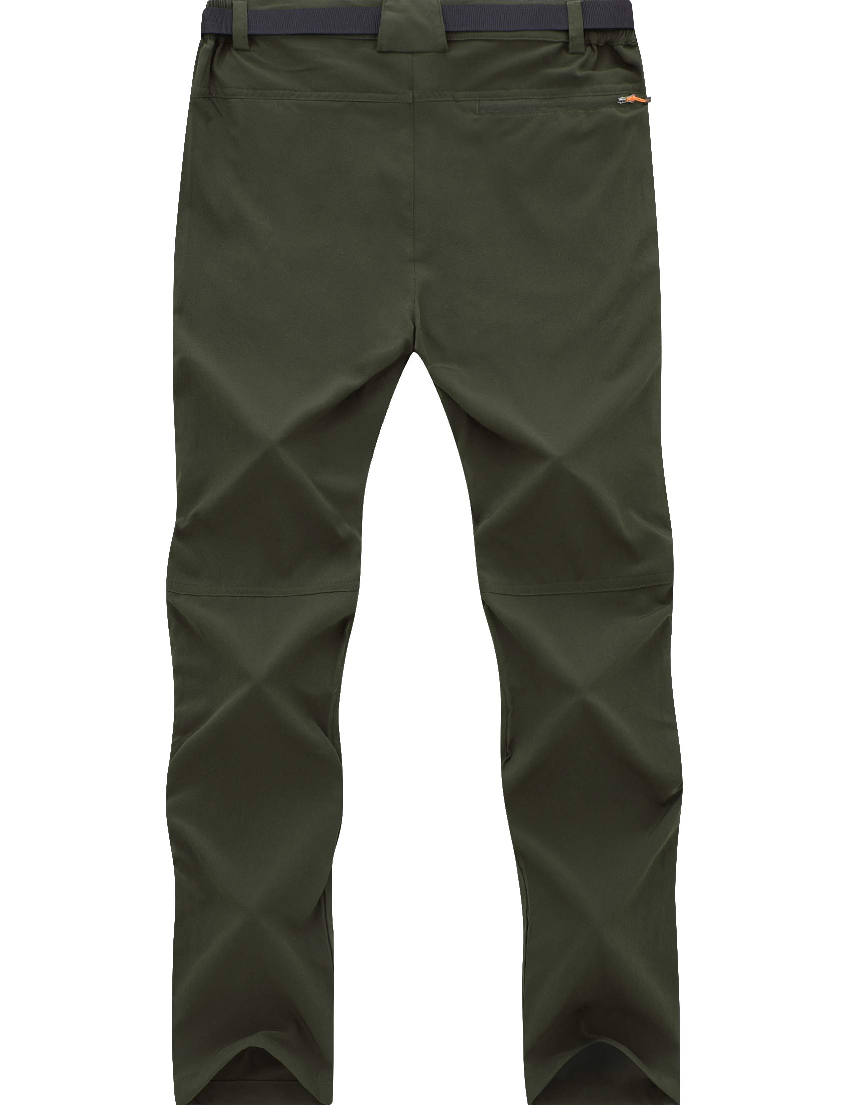 Pantalones Trekking Hombre Impermeable Pantalones de Trabajo Montaña Senderismo Alpinismo Ligero Secado Rápido Transpirable Aire Libre