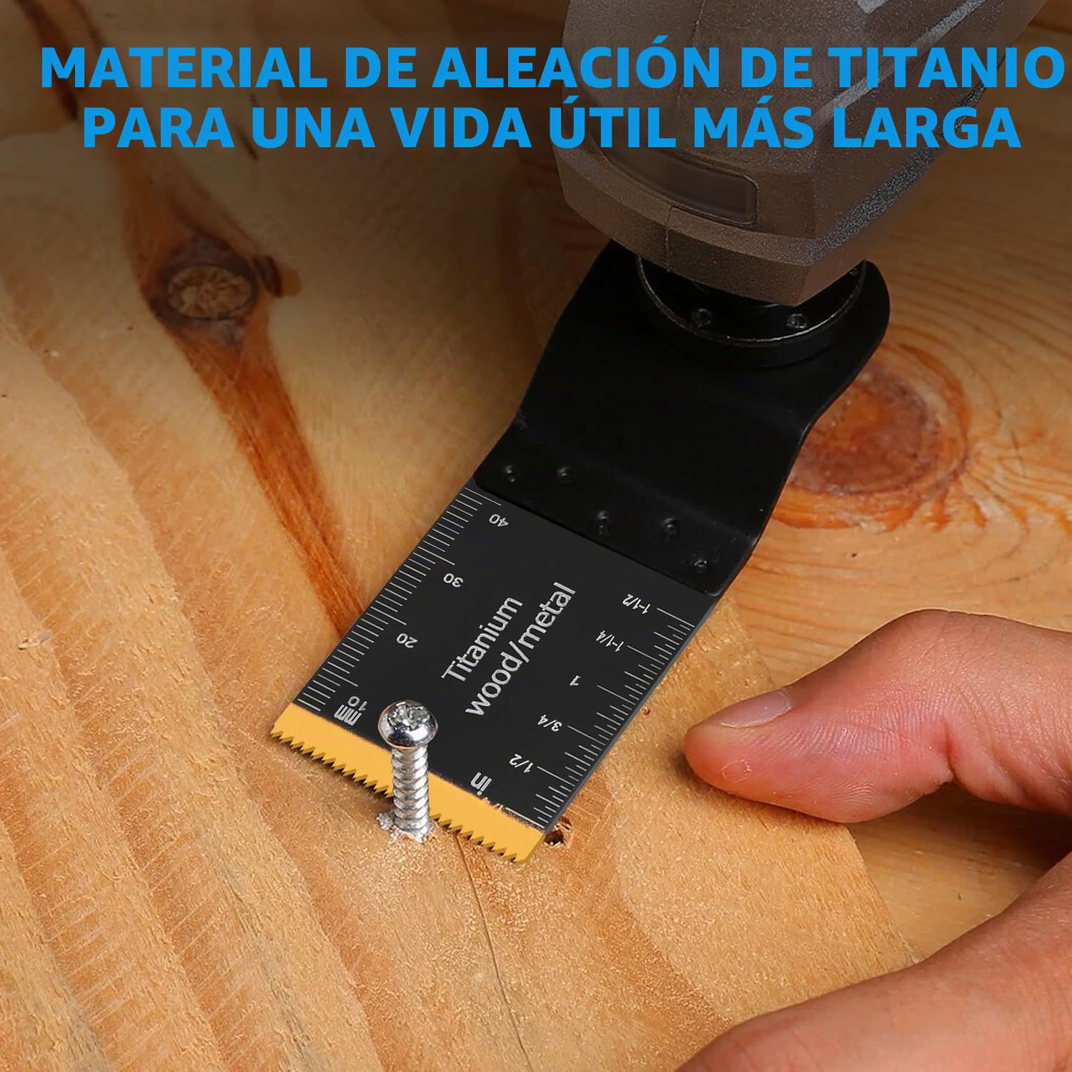 Hojas de Sierra Oscilantes,30pcs Cuchillas Multiherramienta,Accesorios Multiherramienta Universal para Cortar Madera,Clavos,Metal Sierra multifuncion Kit de Hojas de Sierra