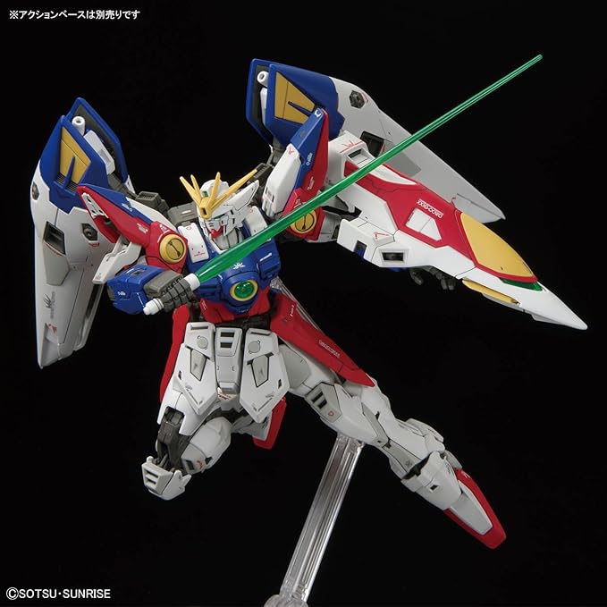Bandai Hobby Gundam Wing Wing Gundam Zero RG 1/144 Model Kit miniatura 9