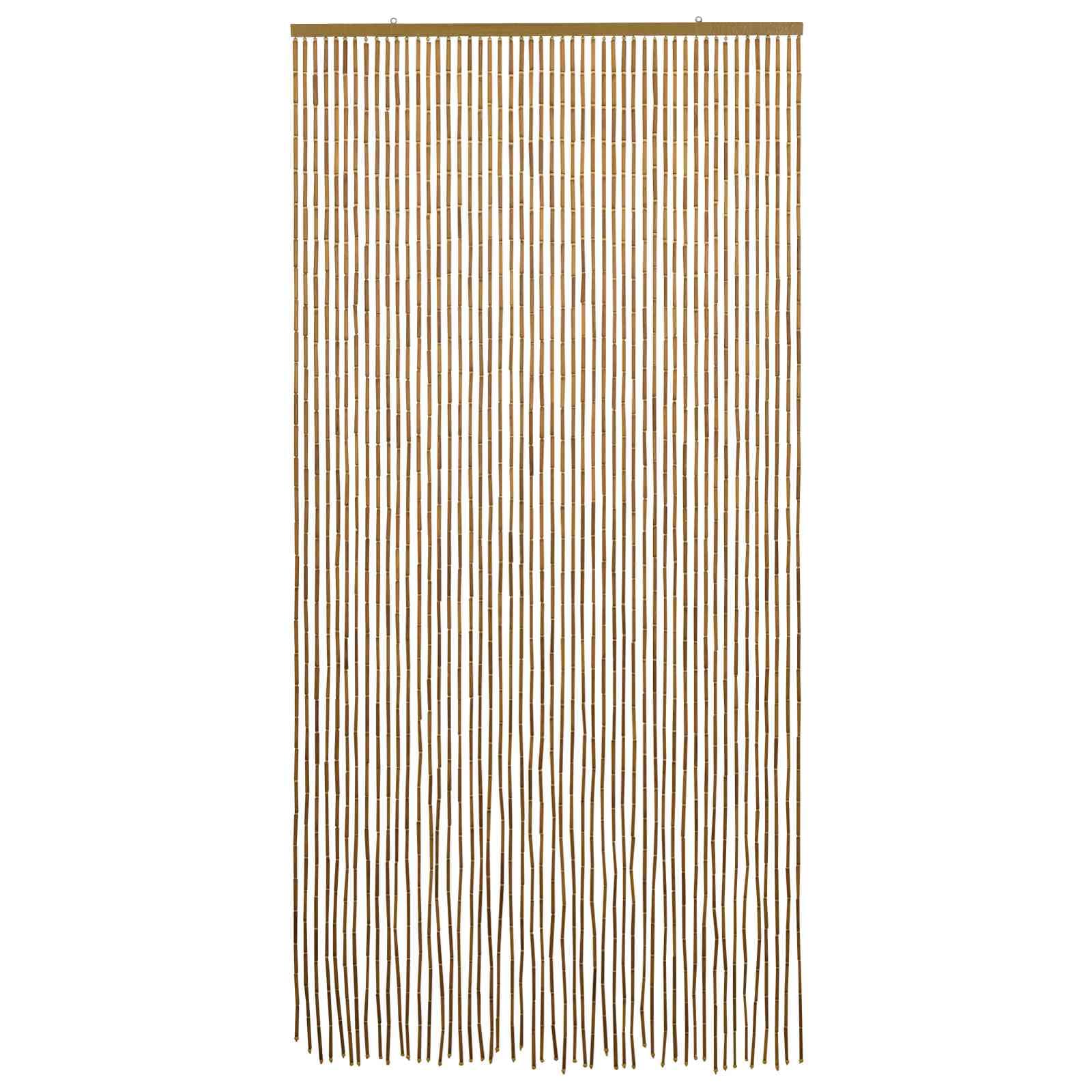 vidaXL Insektentürvorhang Mehrfarbig 100 x 200 cm Bambus
